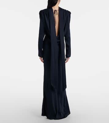 Robe longue avec écharpe | Rotate