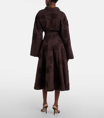 تنورة ميدي من القطن بتطريز Berty | Rotate