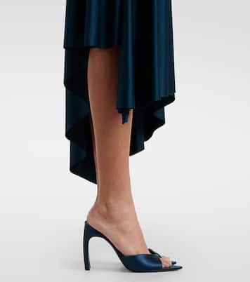 Harlow 100 satin mules | Victoria Beckham