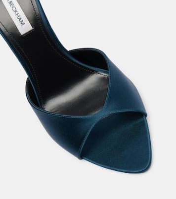 Harlow 100 satin mules | Victoria Beckham