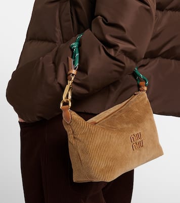Corduroy shoulder bag | Miu Miu