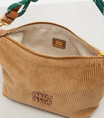 Corduroy shoulder bag | Miu Miu