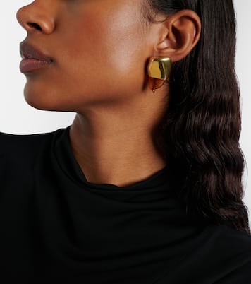 Prisma Small 18kt gold-plated earrings | Bottega Veneta