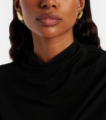 Prisma Small 18kt gold-plated earrings | Bottega Veneta