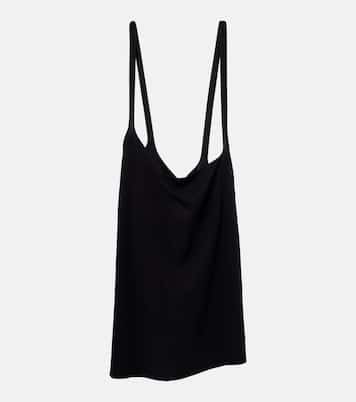 Falda midi de crepé | Prada