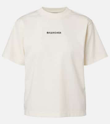 Besticktes T-Shirt aus Baumwoll-Jersey | Balenciaga