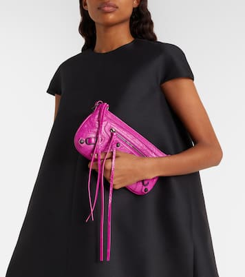 Le City leather shoulder bag | Balenciaga