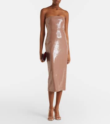 95皮革边饰PVC材质露跟凉鞋 | Gianvito Rossi