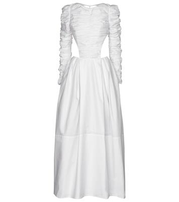 Rosaline cotton twill gown | Khaite