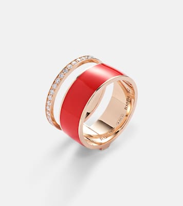 Anello Berbere Chromatic in oro rosa 18kt con diamanti | Repossi