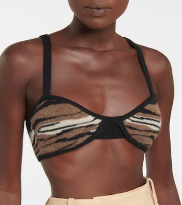 Bralette Eda de cachemir | Khaite