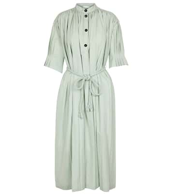 Robe midi en coton | Jil Sander