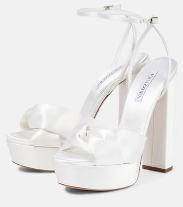 Sandali Olie 140 in raso con platform | Aquazzura