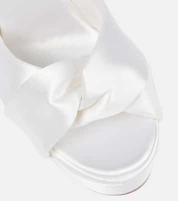 Sandali Olie 140 in raso con platform | Aquazzura