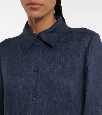 Robe chemise en lin | Chloé