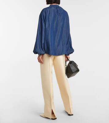 Button-up tencel blouse | 7 For All Mankind