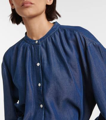 Button-up tencel blouse | 7 For All Mankind