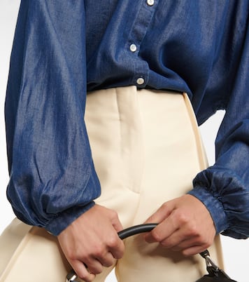 Button-up tencel blouse | 7 For All Mankind