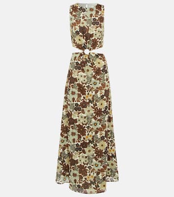 Bedrucktes Midikleid Constantine aus Ramie | SIR