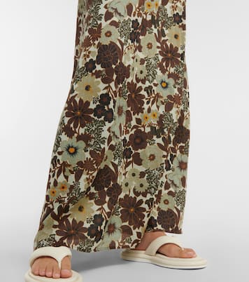 Bedrucktes Midikleid Constantine aus Ramie | SIR