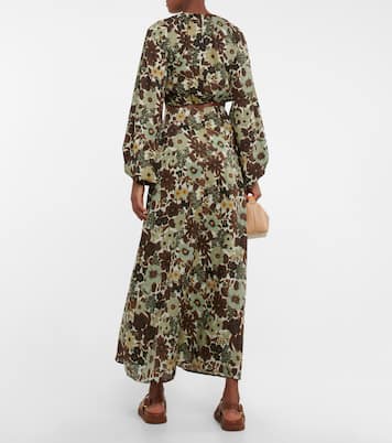 Constantine floral ramie crop top | SIR