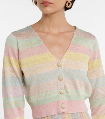 Cropped-Cardigan Asteria aus Strick | LoveShackFancy