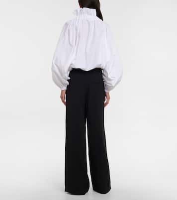 Blusa in cotone con ruches | Patou
