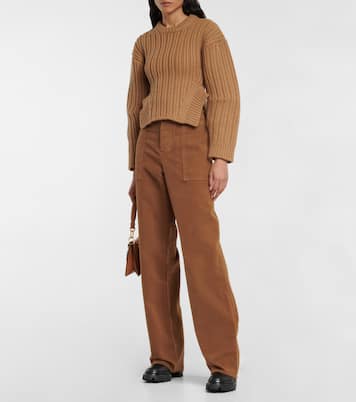 Pantalon à taille haute en coton | Tod's