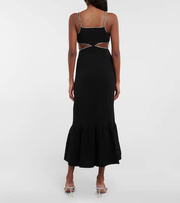 Verziertes Midikleid Ayla aus Strick | Simkhai