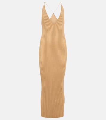 Abito midi Rhea in maglia a coste | Galvan