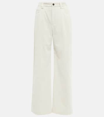 High-Rise-Hose aus Cord | Brunello Cucinelli