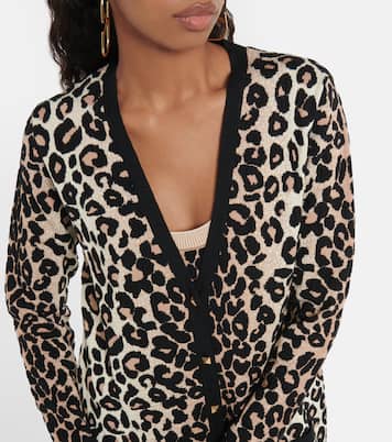 Leopard-print cardigan | Valentino