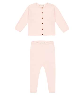 Baby Angelou cotton-blend T-shirt and pants | Bonpoint