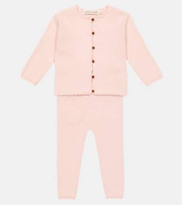 Baby Angelou cotton-blend T-shirt and pants | Bonpoint