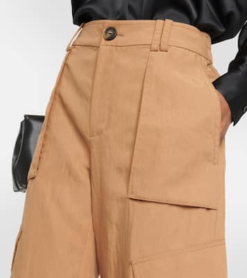 Mid-rise wide cargo pants | Vince