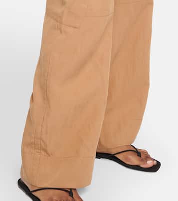 Mid-rise wide cargo pants | Vince