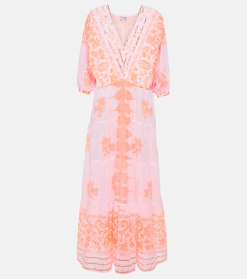 Bedrucktes Maxikleid aus Baumwolle | Juliet Dunn