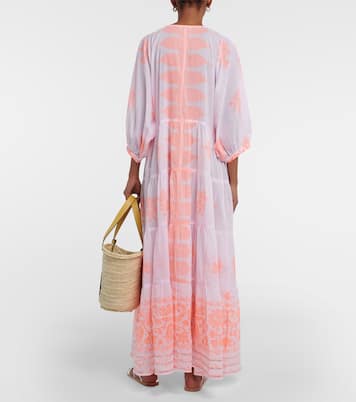 Bedrucktes Maxikleid aus Baumwolle | Juliet Dunn