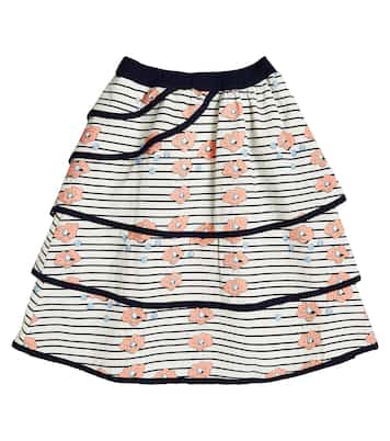 Jupe rayée en coton | Mini Rodini