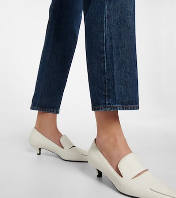Jean droit Twisted Seam à taille mi-haute | Toteme