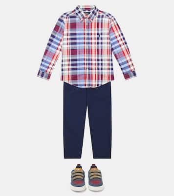 Camicia in popeline di cotone a quadri | Polo Ralph Lauren Kids