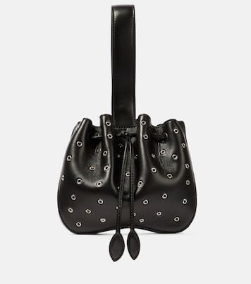 Rose Marie Mini embellished leather clutch | Alaïa