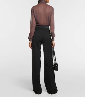 Weite High-Rise-Hose | Saint Laurent