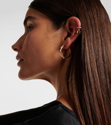 Boucle d’oreille unique Antifer en or rose 18 ct et diamants | Repossi