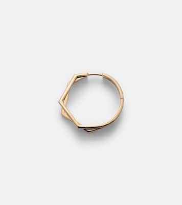 Boucle d’oreille unique Antifer en or rose 18 ct et diamants | Repossi