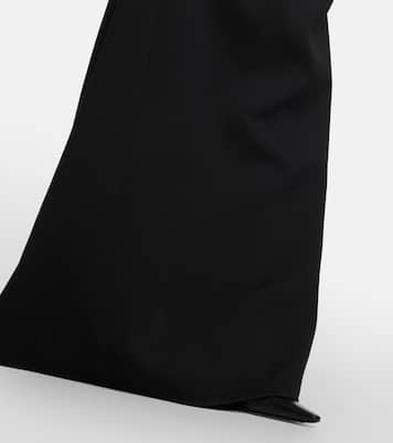 Rhea open-back wool-blend gown | The Row