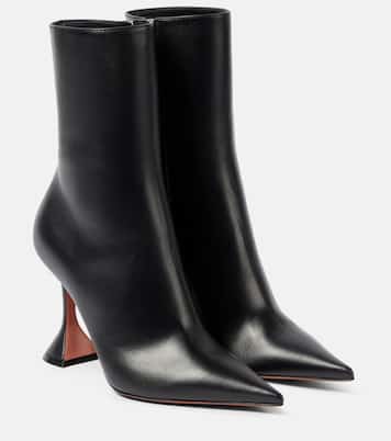 Ankle Boots Giorgia 95 aus Leder | Amina Muaddi