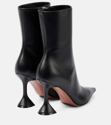Ankle Boots Giorgia 95 aus Leder | Amina Muaddi