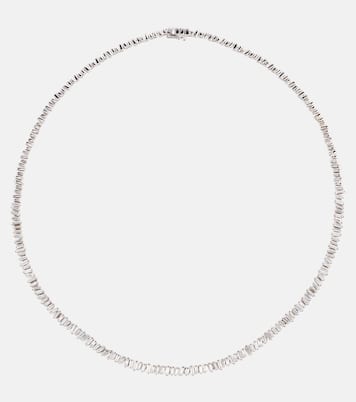 Collier Classic en or blanc 18 ct et diamants | Suzanne Kalan
