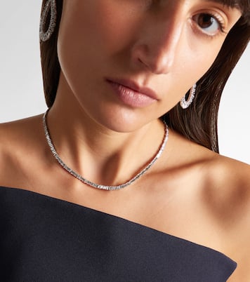 Collana Classic in oro bianco 18kt con diamanti | Suzanne Kalan